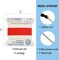 Griffin Nylon Bead Cord Perlseide – Size 4 (0.60mm) – 2 Meters per Card – Stainless Steel Needle Attached – for Knotting Pearls, Gemstones, Crystals and Beads